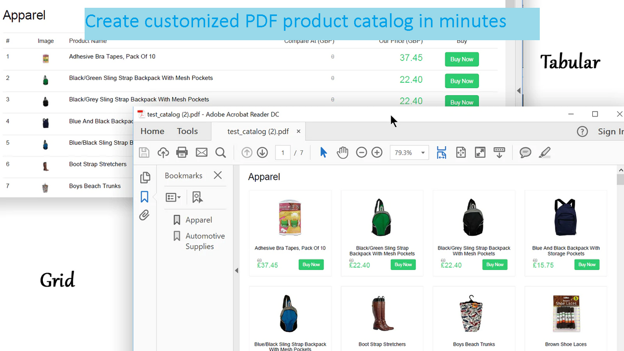 Exico Easy Catalog Builder