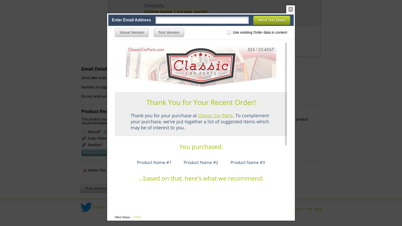 Preview email campaigns
