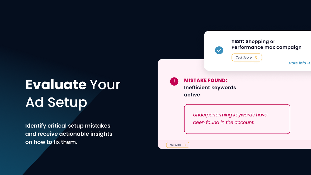 Discover your critical advertising setup mistakes