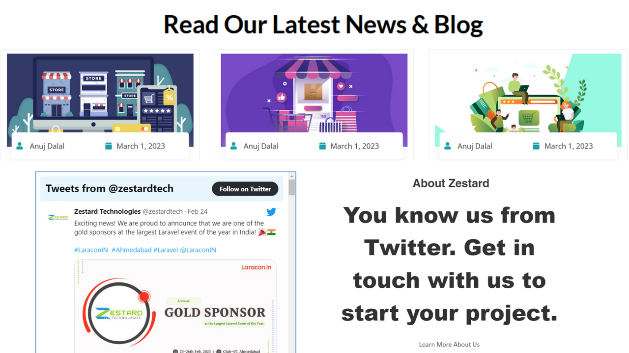 Zestard Twitter Feed