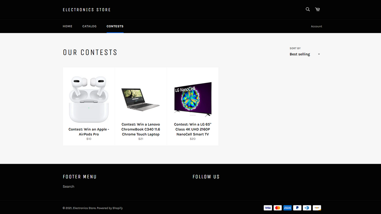 Contest list