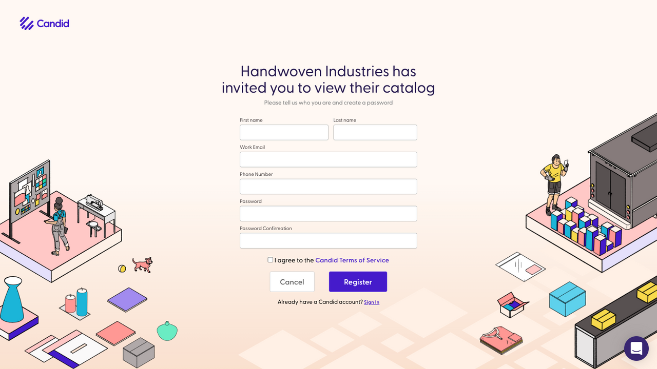 Get started quickly with Candid's beautiful, modern interface.