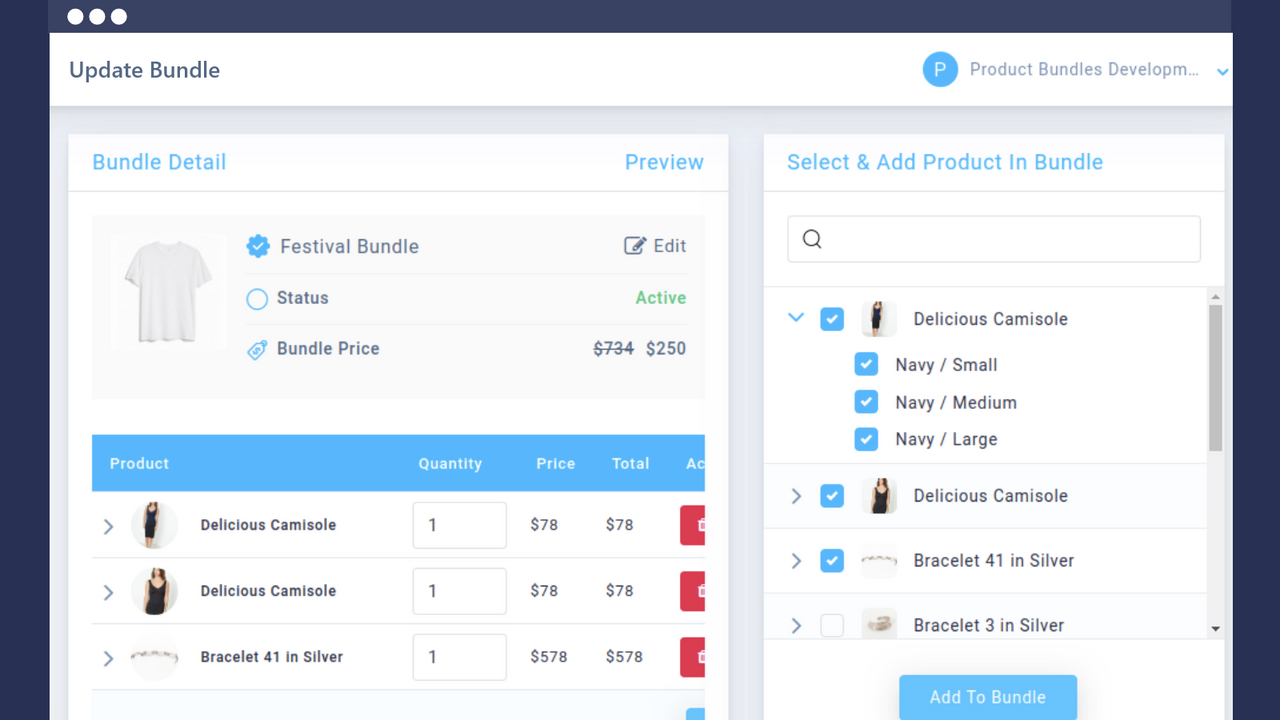 Bundle Products