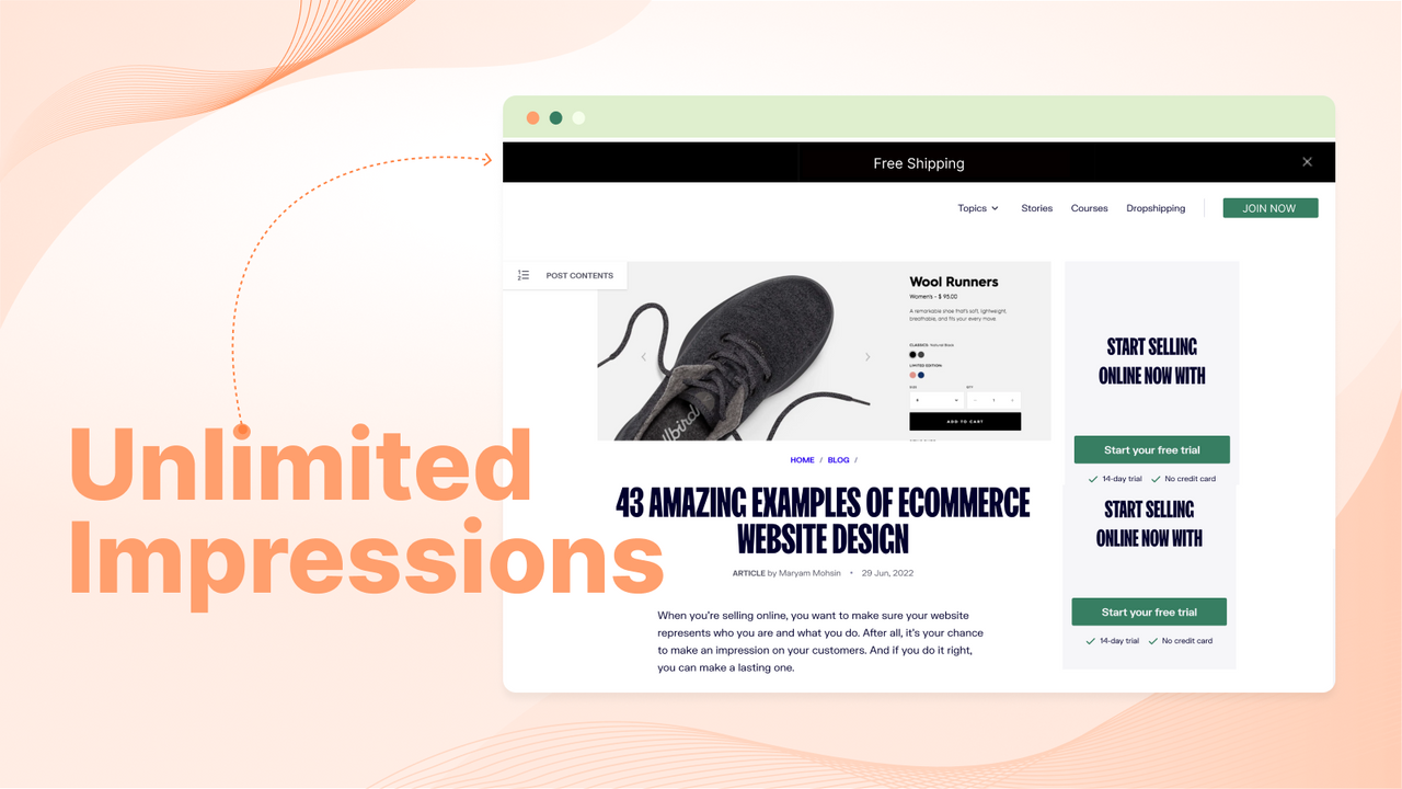 Editable Banner with Brand Logo