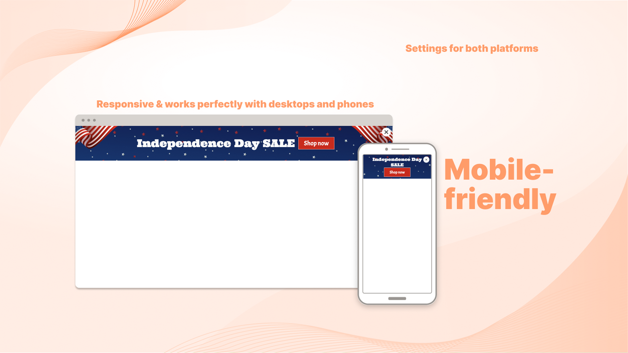 Holiday Announcement Bar Preview