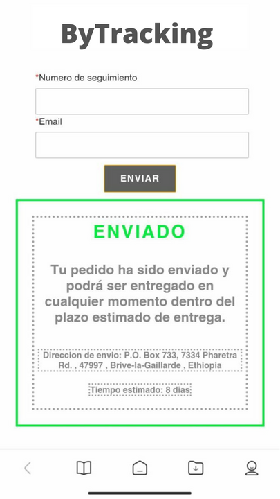 Seguimiento por Mensaje