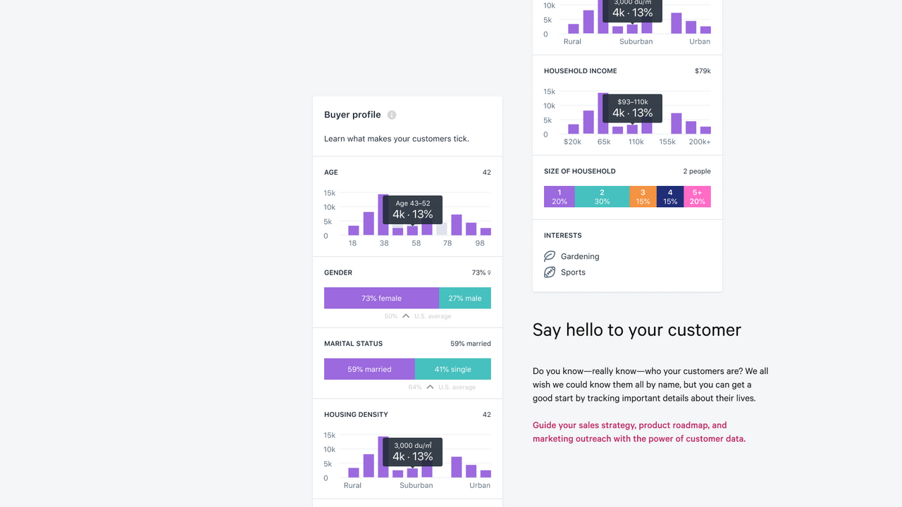 Buyer profile
