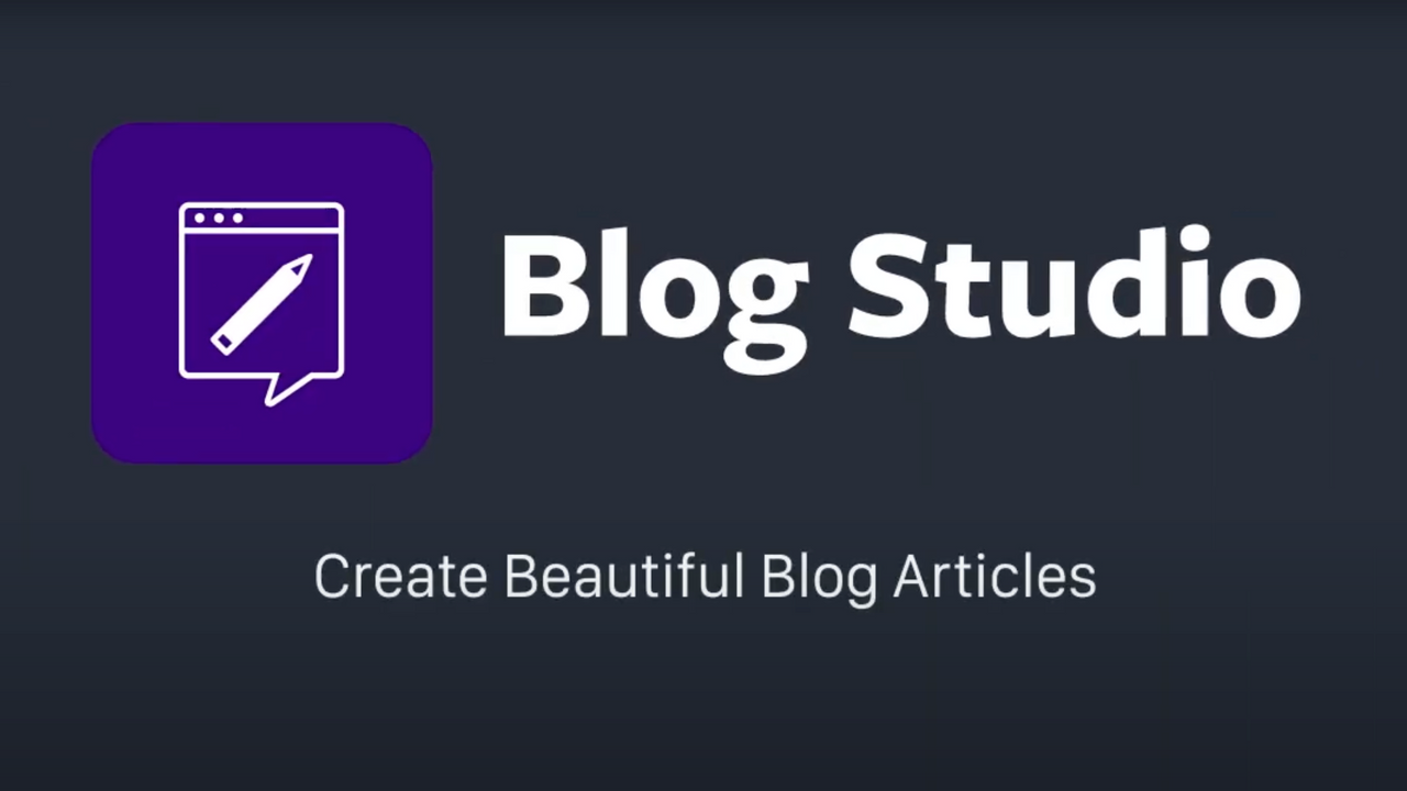 Blog Studio