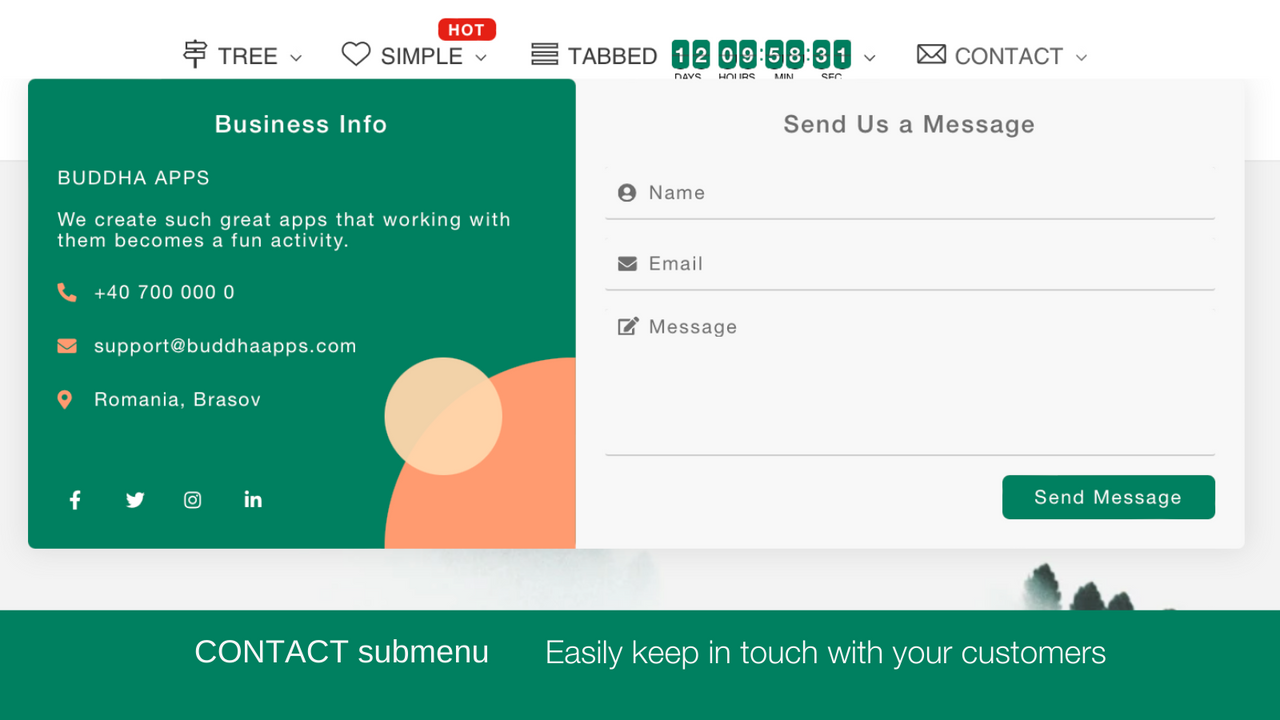 contact form