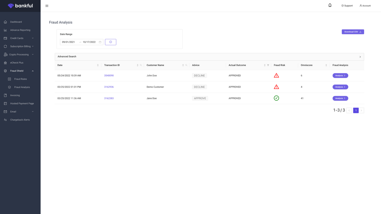 Check Transactions