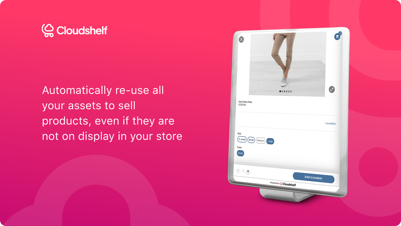 Use all existing website assets
