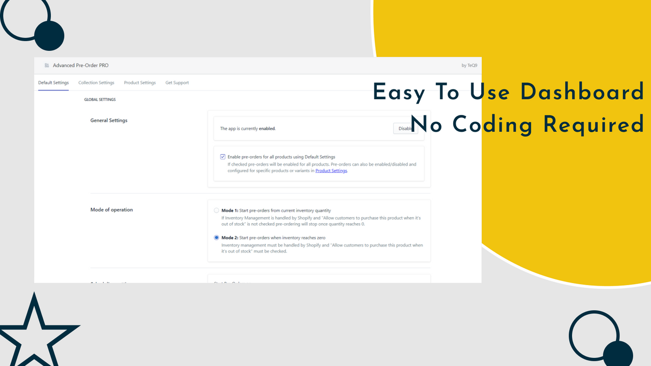 Easy To Use, No Coding Requied