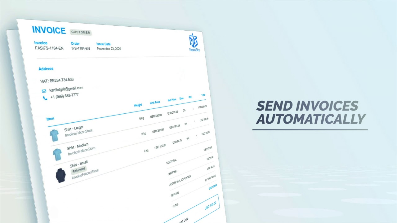 Invoice Falcon