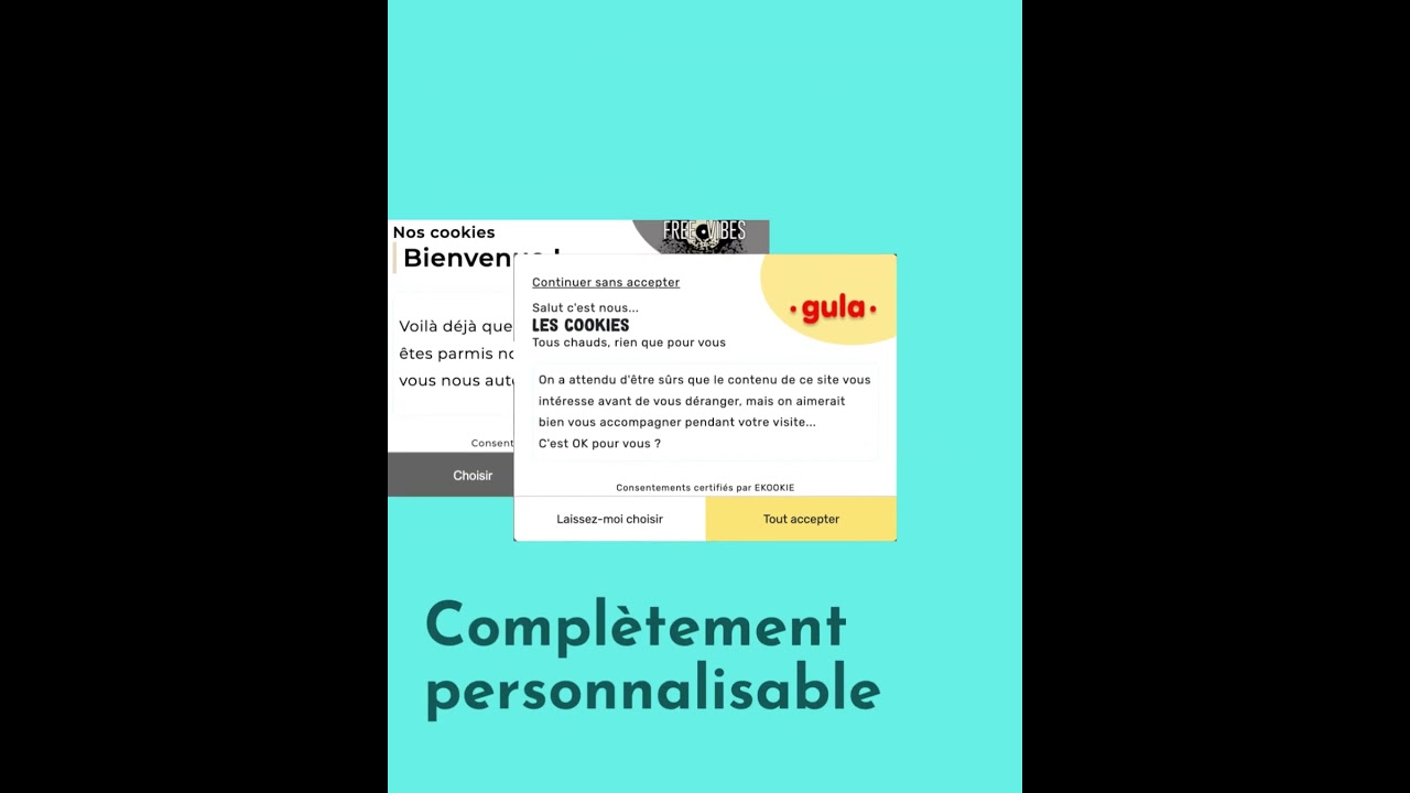 Ensure GDPR compliance effortlessly with a customizable cookie banner that captures and stores user consent.
