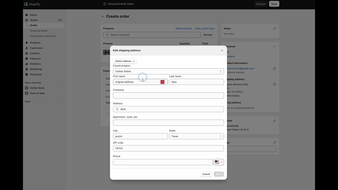 SwapStop: Default Address