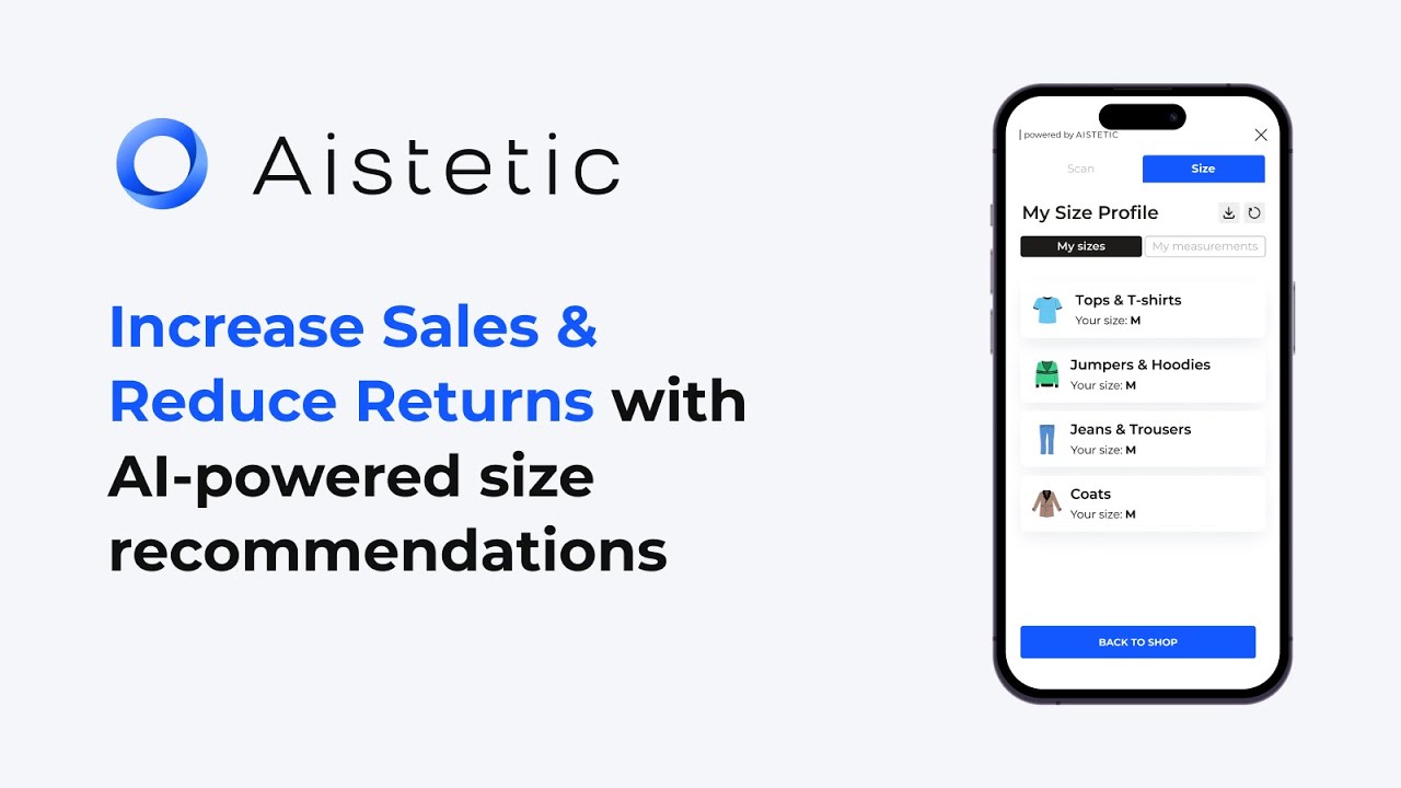 AISTETIC Size, Fit Recommender