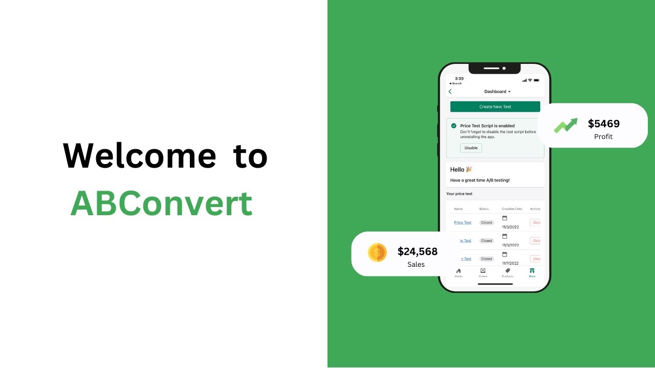 ABConvert: A/B Testing