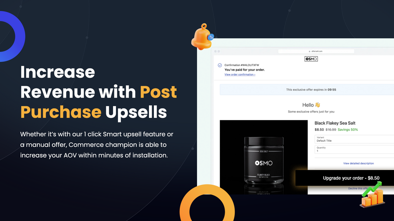 CommerceChamp Upsells & Promos