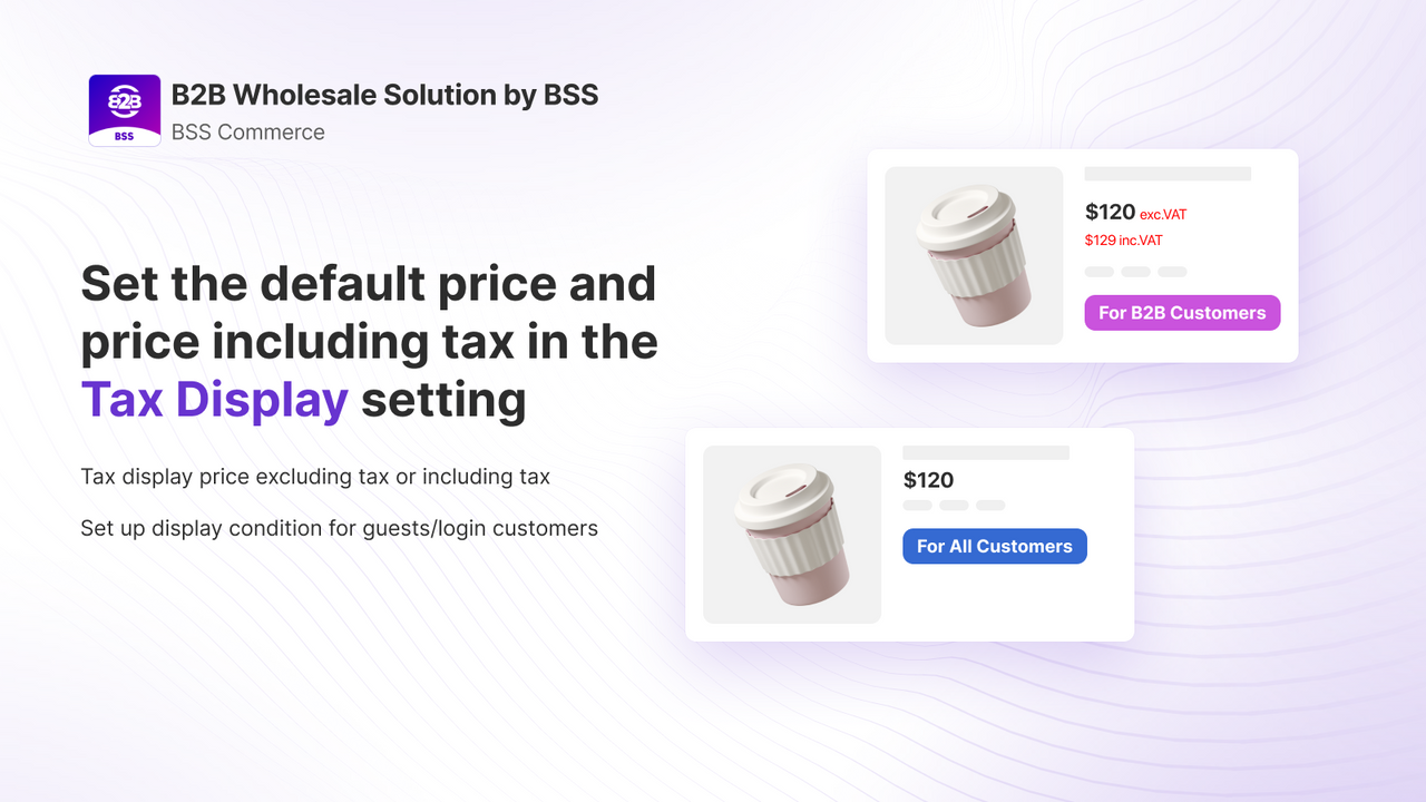 Display Product Price With Tax Included and Tax Excluded