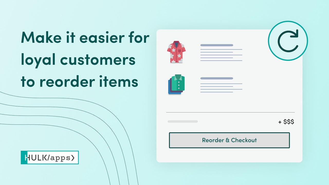 Reorder Master ‑ Repeat Orders