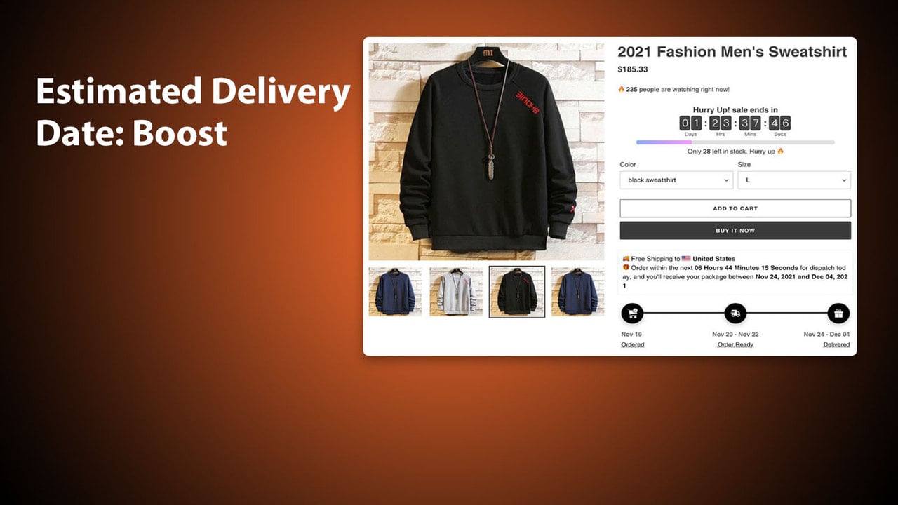 GS: Estimated Delivery Date