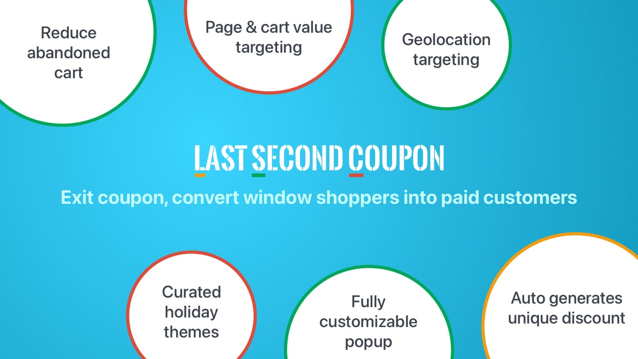 Last Second Coupon ‑ Exit Pop