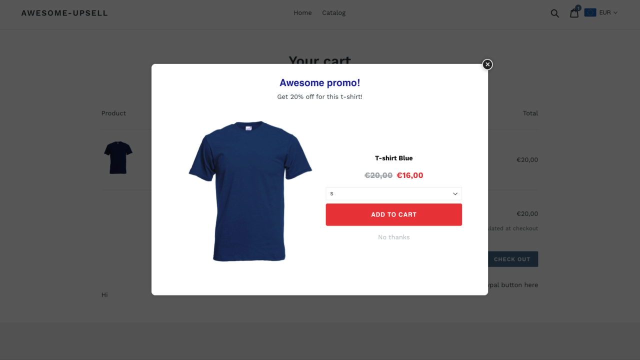 Awesome Upsell