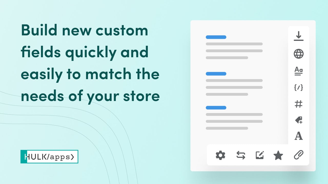 Hulk Custom Fields