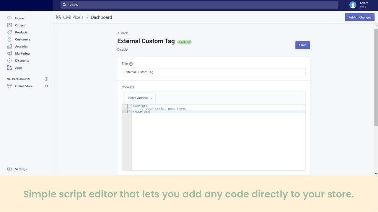 Civil Pixels Script Editor