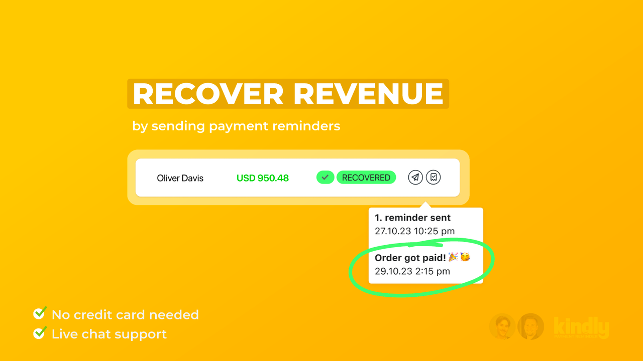 Kindly: Send Payment Reminder