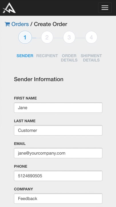 Create Orders