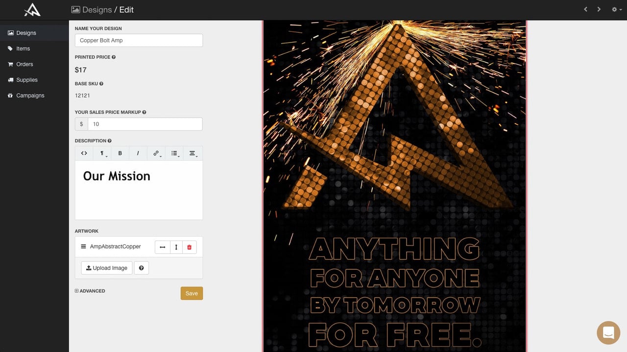 Sell Print-on-Demand Goods like this Poster