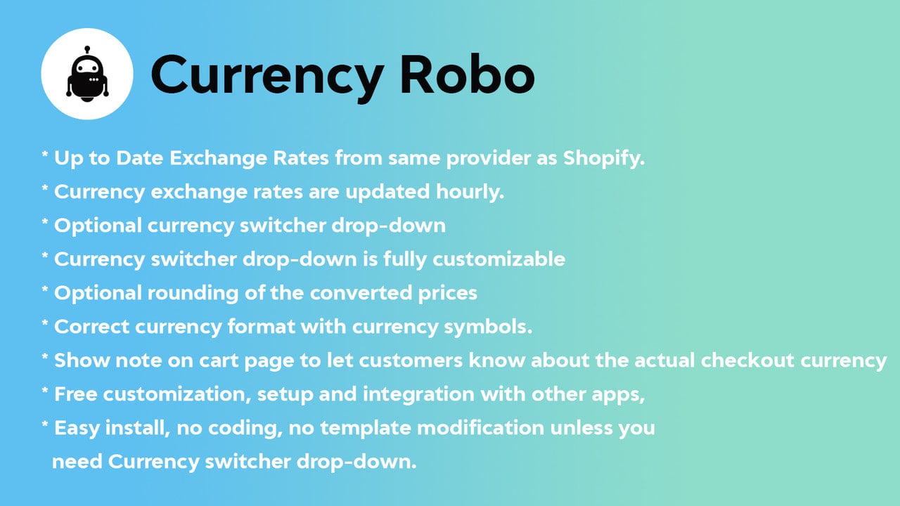 Currency Robo