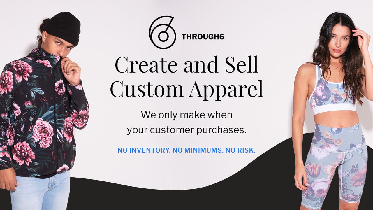 Through6 ‑ Premium Cut&Sew POD