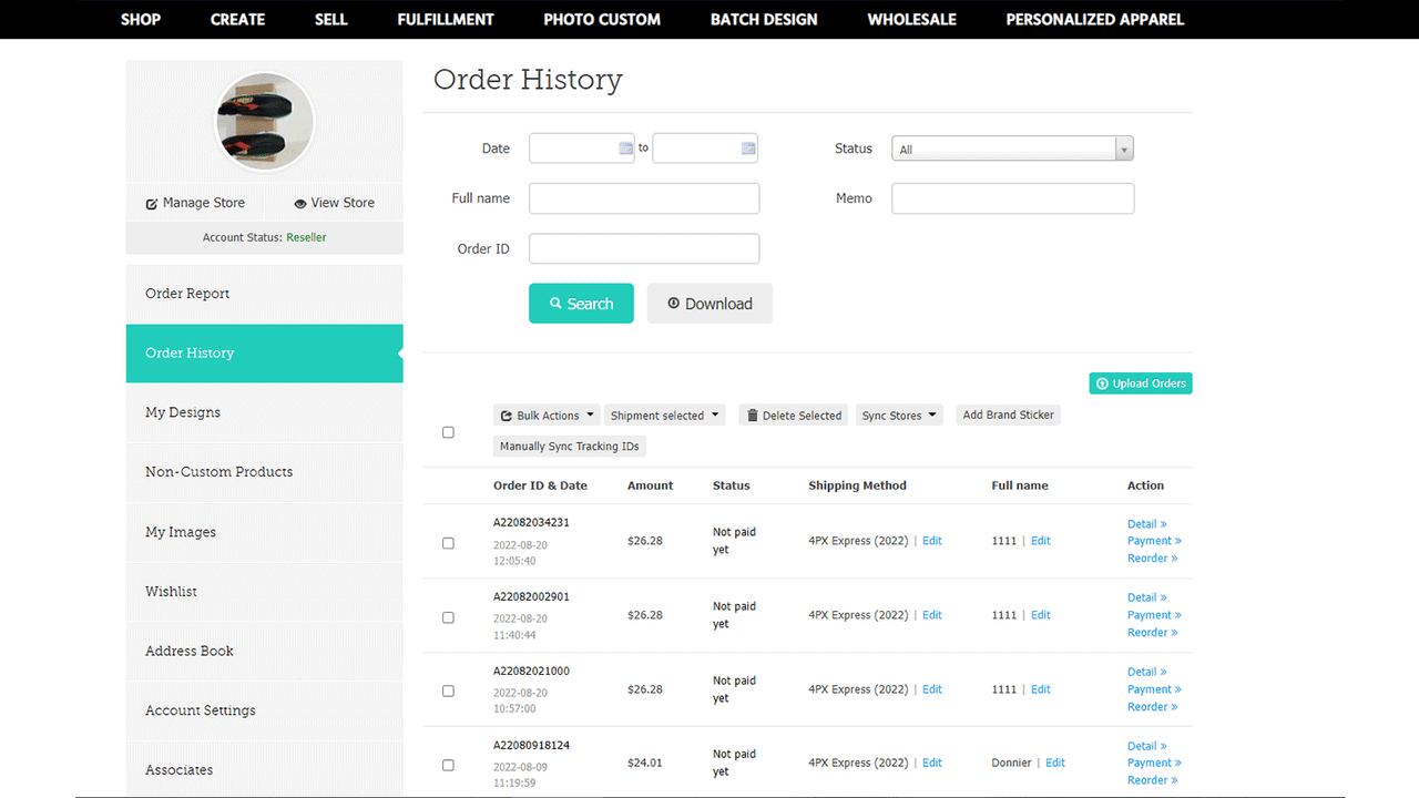 Take Control of Your Orders.