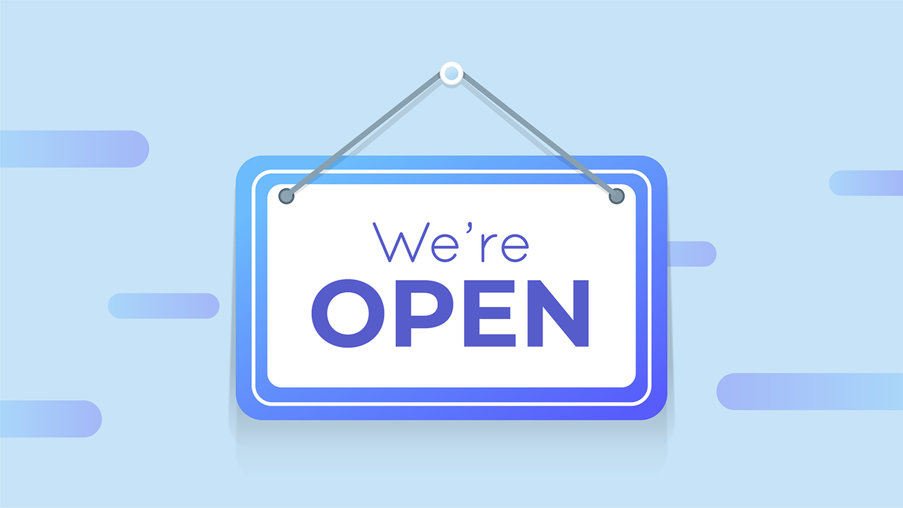 We Are Open