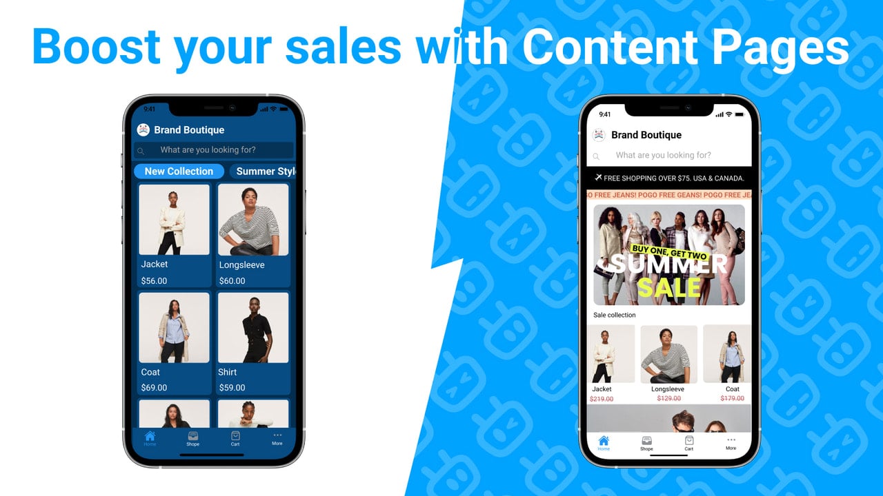 Content pages