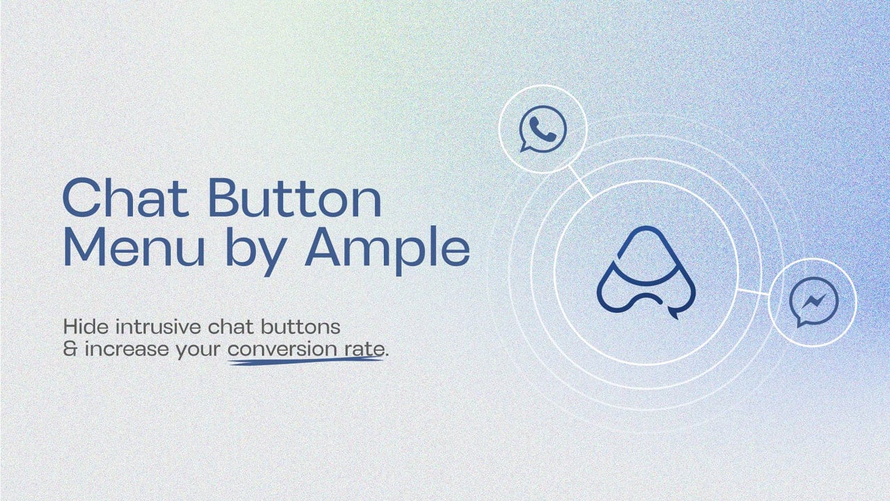 Ample: Chat Button Menu