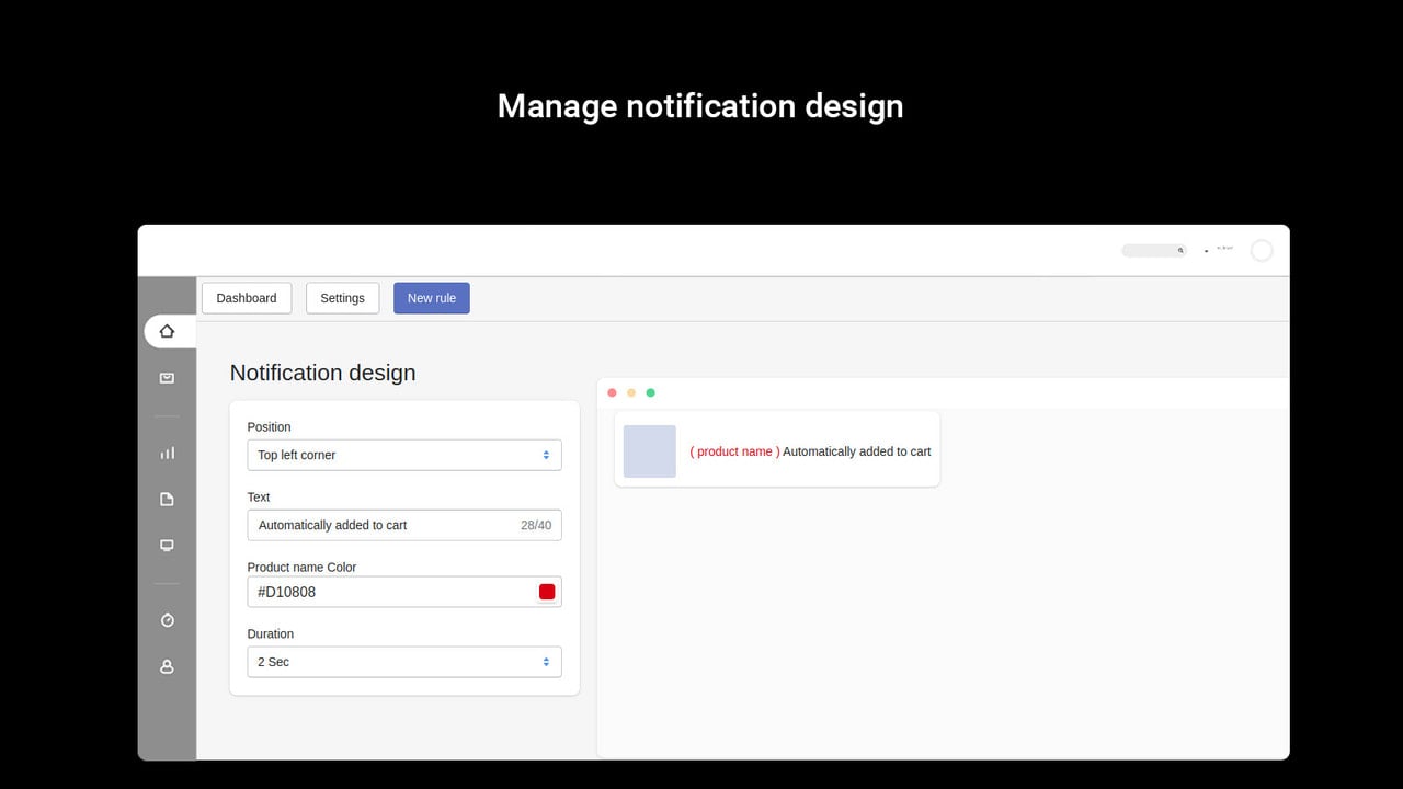 Customise your website as you please.