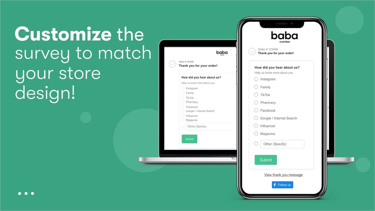 Match your store design
