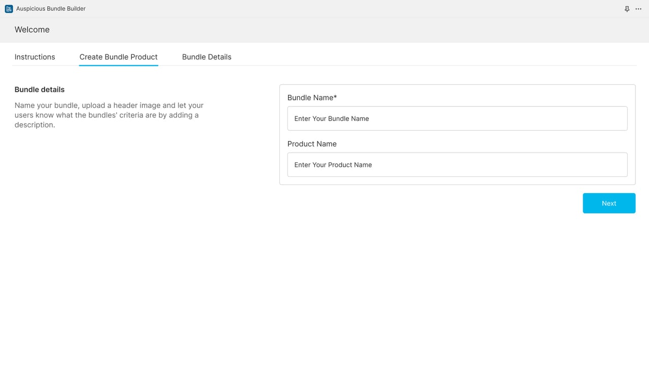 Create Bundle