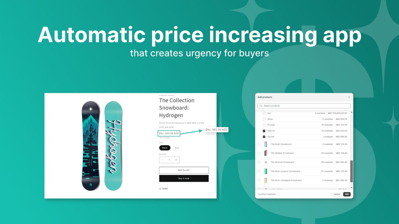 Buy now or Pay more | Urgency