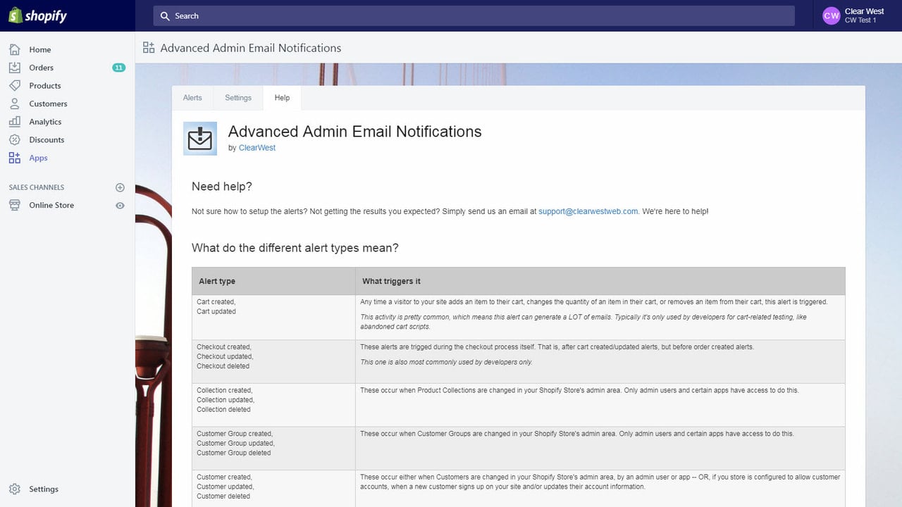 Admin screenshot 4