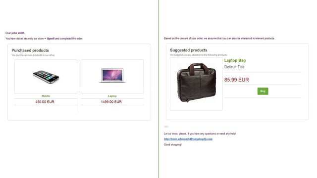 SpurIT Upsell Email Marketing
