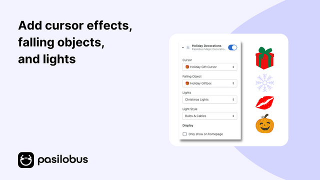 Holiday Decors ‑ Pasilobus