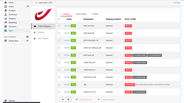 Bpost app