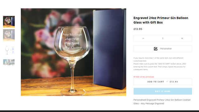 Personalised Gift Supply
