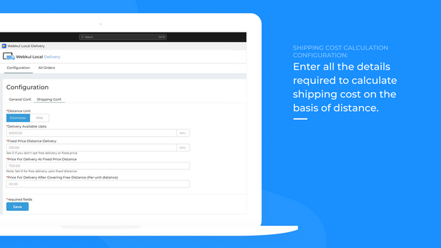 Webkul Local Delivery