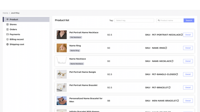 JewlrWay: Print On Demand