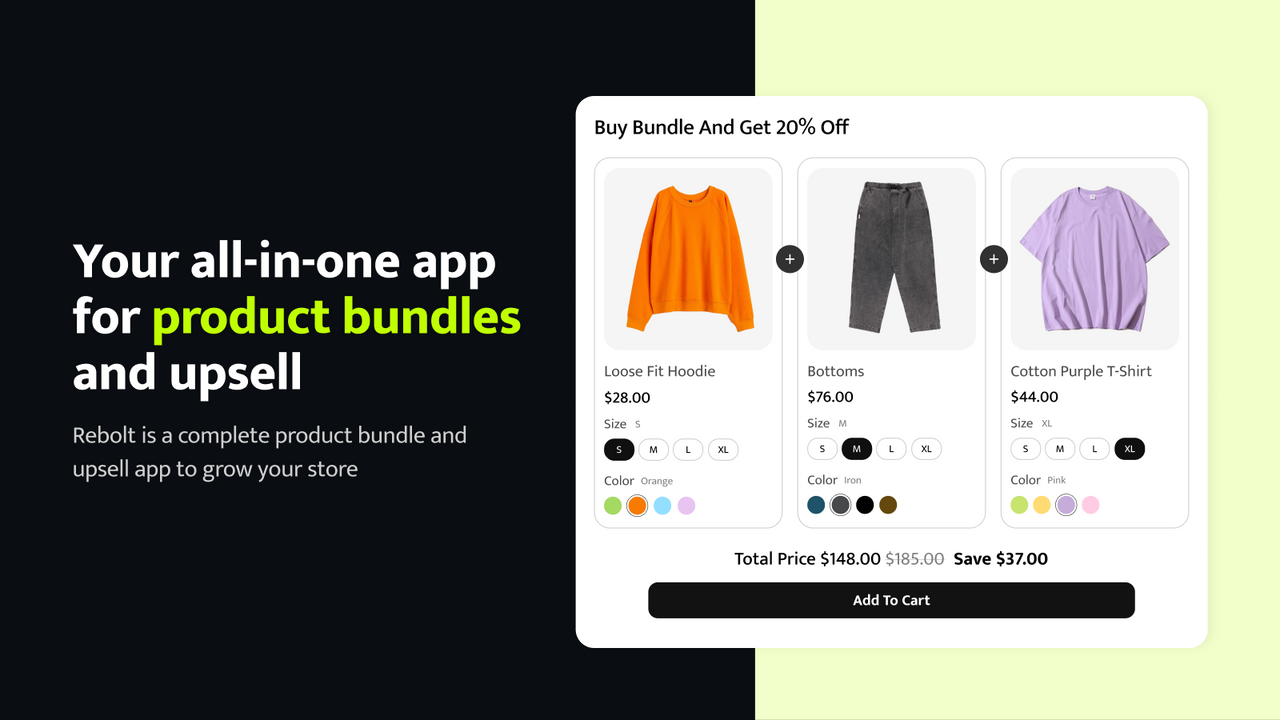 Rebolt ‑ Bundle Products